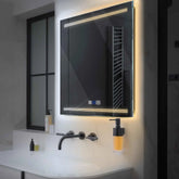 Espejo LED Cuadrado | Botones táctiles | Función antivaho | Temperatura de color ajustable - Reyze Seria Minimal Model 8